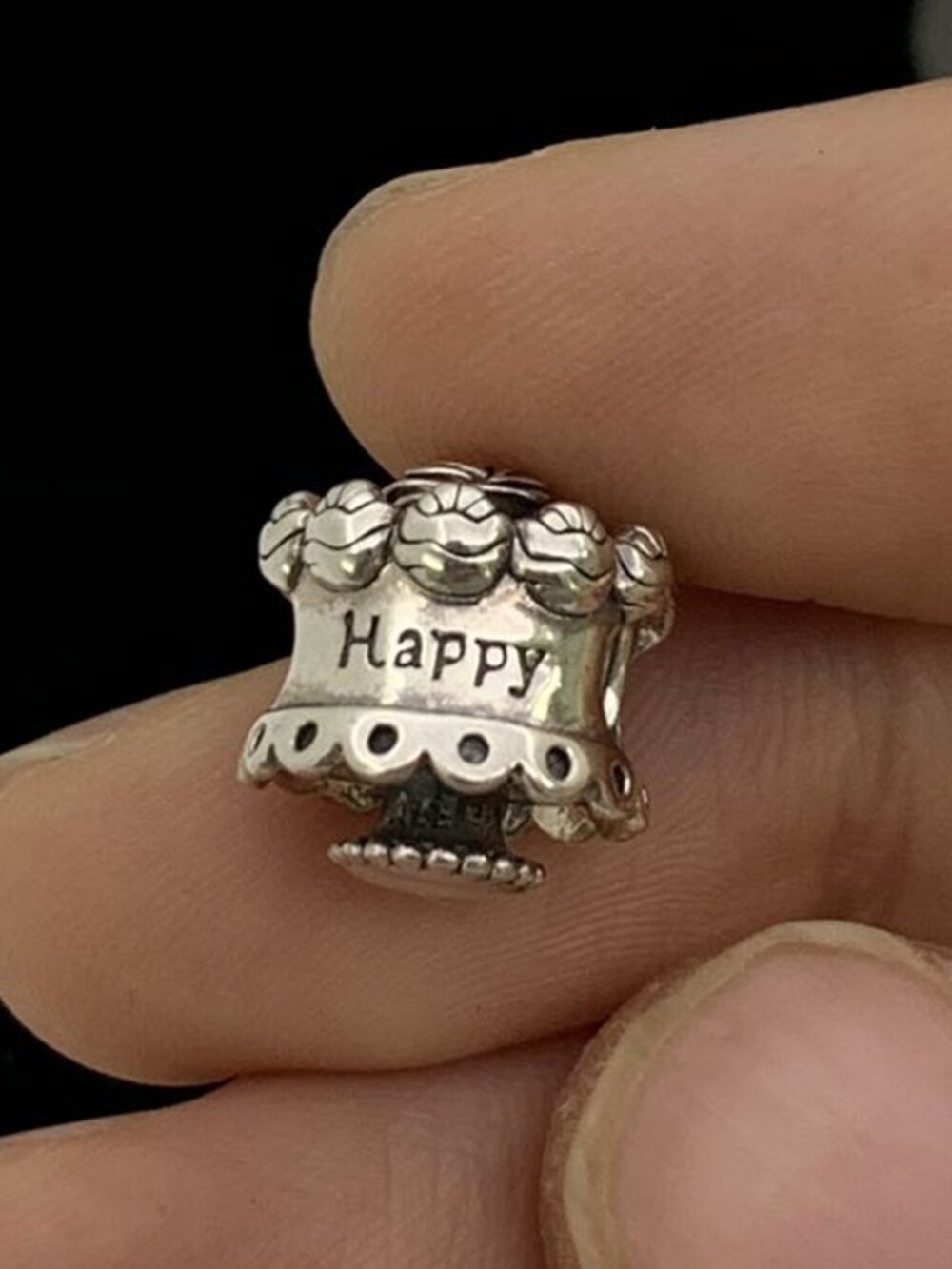 Pandora Happy Birthday Cake Charm